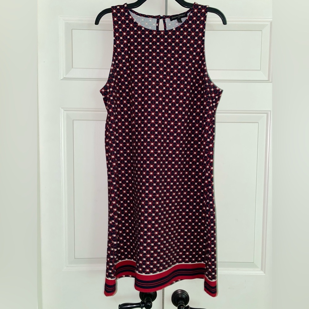 Banana Republic Dress Size L Large sheath dress sleeveless preowned - Picture 1 of 6